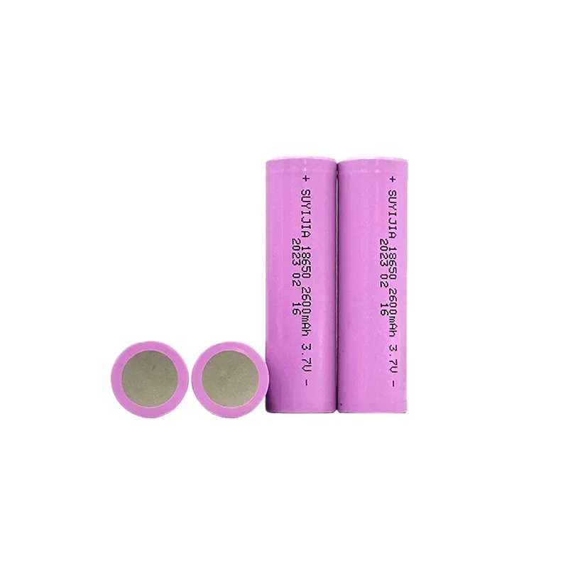 3.7V 2600mAh 18650 real capacity 18650 rechargeable lithium battery suitable for solar lamp flashlight model aircraft model toys