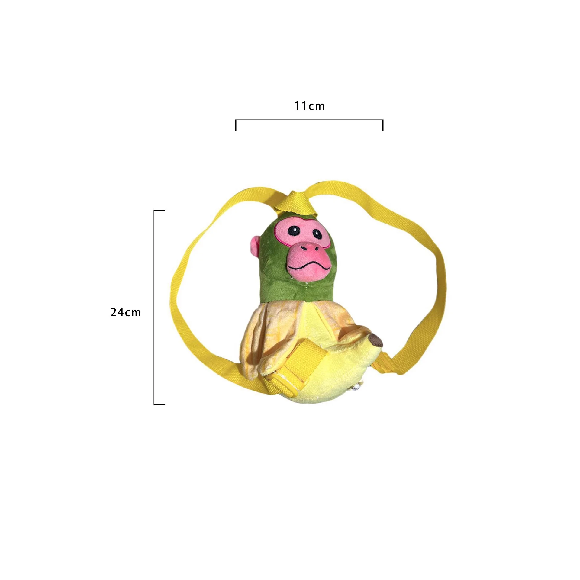 Nieuw product Shanhaijing Leuke Cartoon Speelgoed Houten Stok Man Shark Rugzak Kinderen Knuffel Schoudertas Pop Cadeau