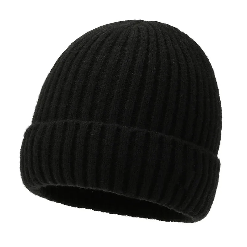 

Warm Fleece-Lined Beanie with Ear Flaps - Winter Cycling Knit Hat