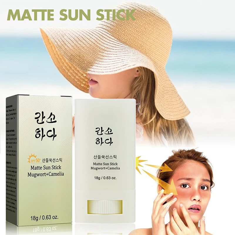Nieuwe Matte Zonnebrandcrème Stick Verfrissend En Niet Plakkerig In Zomer UV-Bescherming Hydraterende En Herstellende Gezichtshuid Zonnebrandcrème