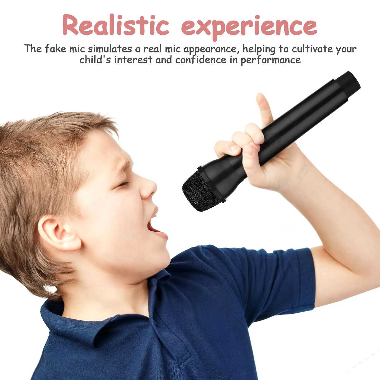 Children's Microphone Props 3 Pcs Mini Plastic Fake Costume Faux Portable Sing Stage Mic Toy Instrument Kids Music Play