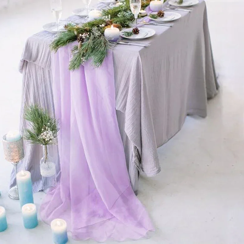 Pink goose yellow soft chiffon fabric DIY wedding celebration curtains clothing mesh chair back yarn encrypted mesh material