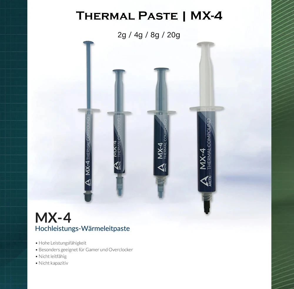 MX-4 4g Thermal grease processor Thermal Compound Thermal paste CPU GPU Cooler Cooling Fan fluid Conductive Heatsink Plaster NEW