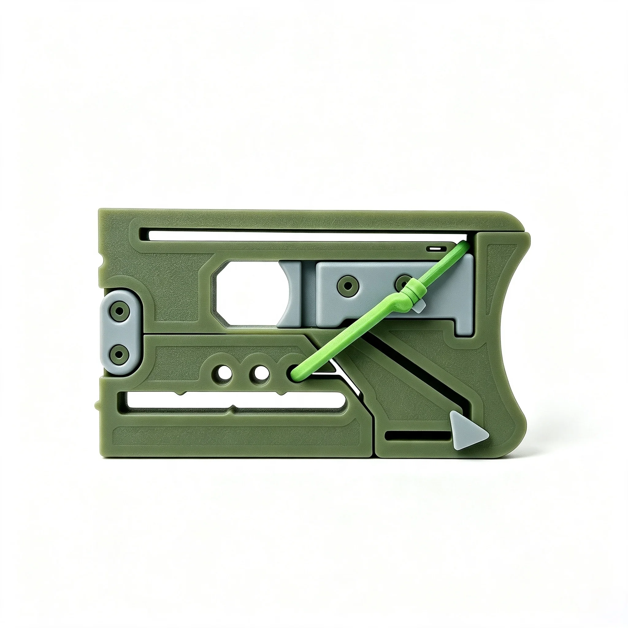 Outdoor Portable EDC Creative Plastic Folding Elastic Toy Camping Hunting Shooting Tool