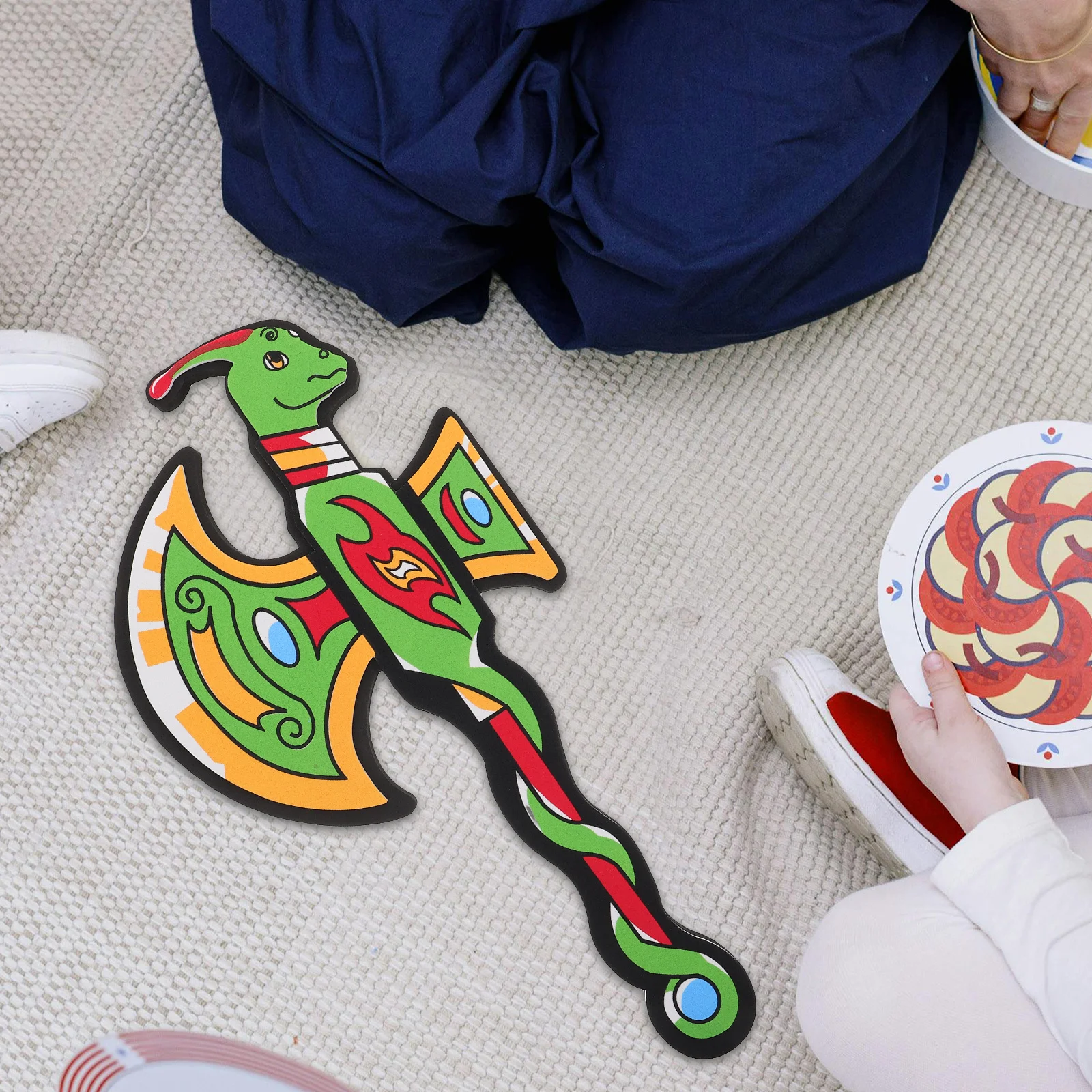 

Dinosaur Ax 's Fake Axe Halloween Cartoon Performance Dinosores Prop