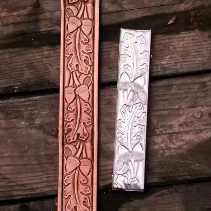 

Штамп с цветком каштана 16,4x30/10,3x20 мм - сверхпрочная форма для 3D-тиснения из алюминиевого сплава для кожаных ремней, инструмент для рукоделия из кожи