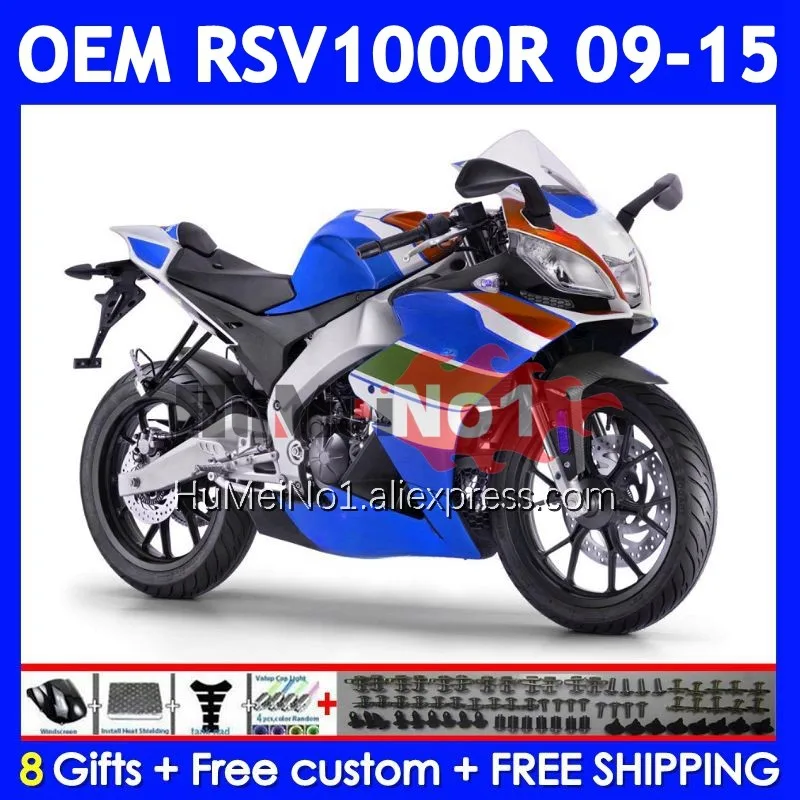 Injection For Aprilia RSV 1000 R Red blue 1000R RSV1000RR 315No.88 RSV1000 09 11 12 13 15 2009 2010 2012 2013 2015 Fairings