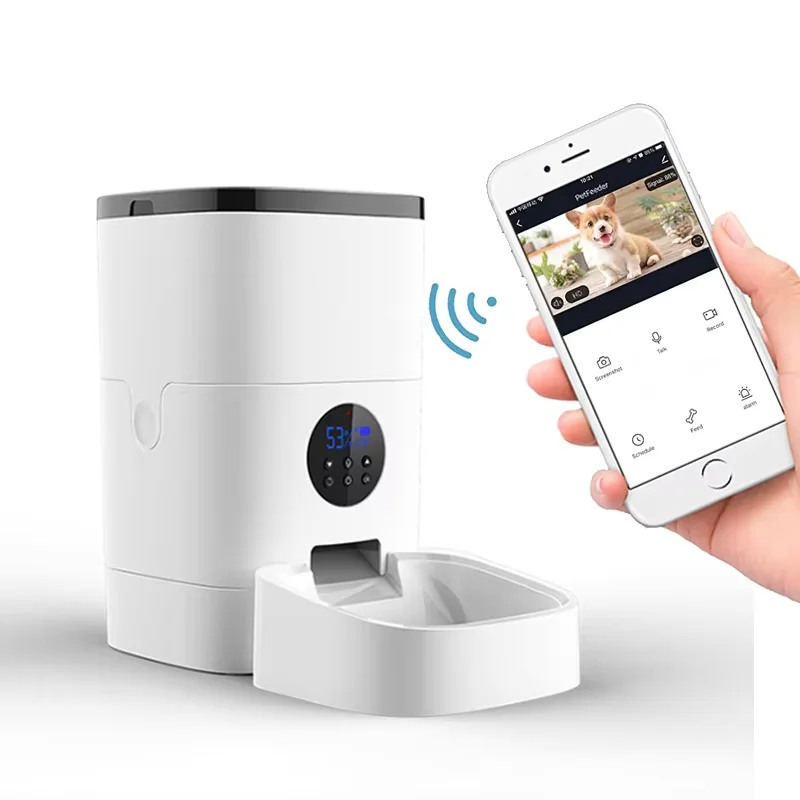 

Cat Dog Smart Feeder Wifi Pet Food Device Pet Automatic Feeder