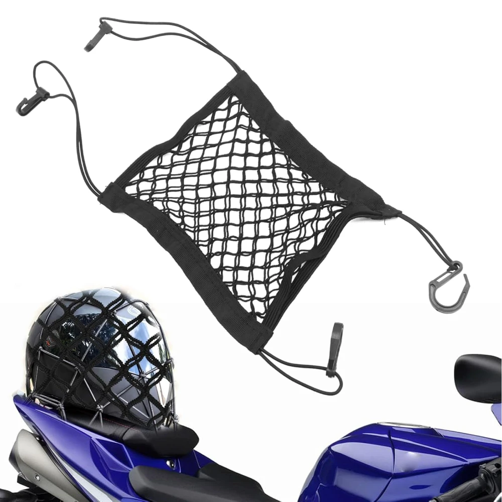 

High Elastic Double Bungee Net Net for Storing Things Be Used for Motorcycle Tricycle Storage Super Tension, Not Easy to Damage