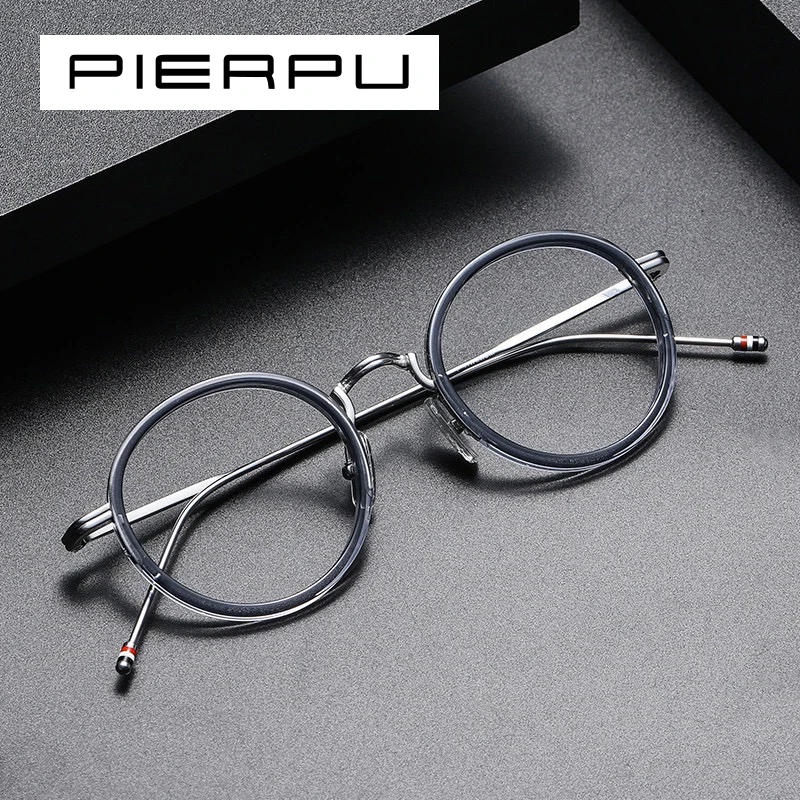 

New York Thom Brand Classical Round Optical Eyeglass Frames Men Women TBX906 Eyewear Reading Prescription Myopia Glasses