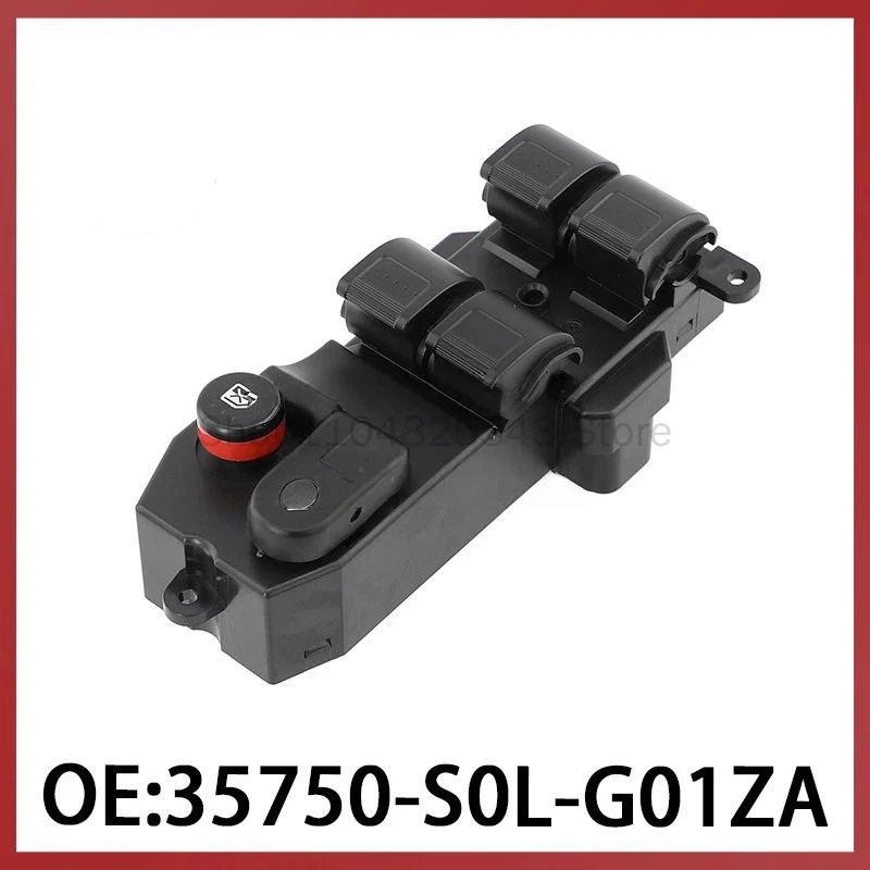 

35750-S0L-G01ZA для Honda: Переключатель стеклоподъемника, кнопка управления электростеклоподъемником