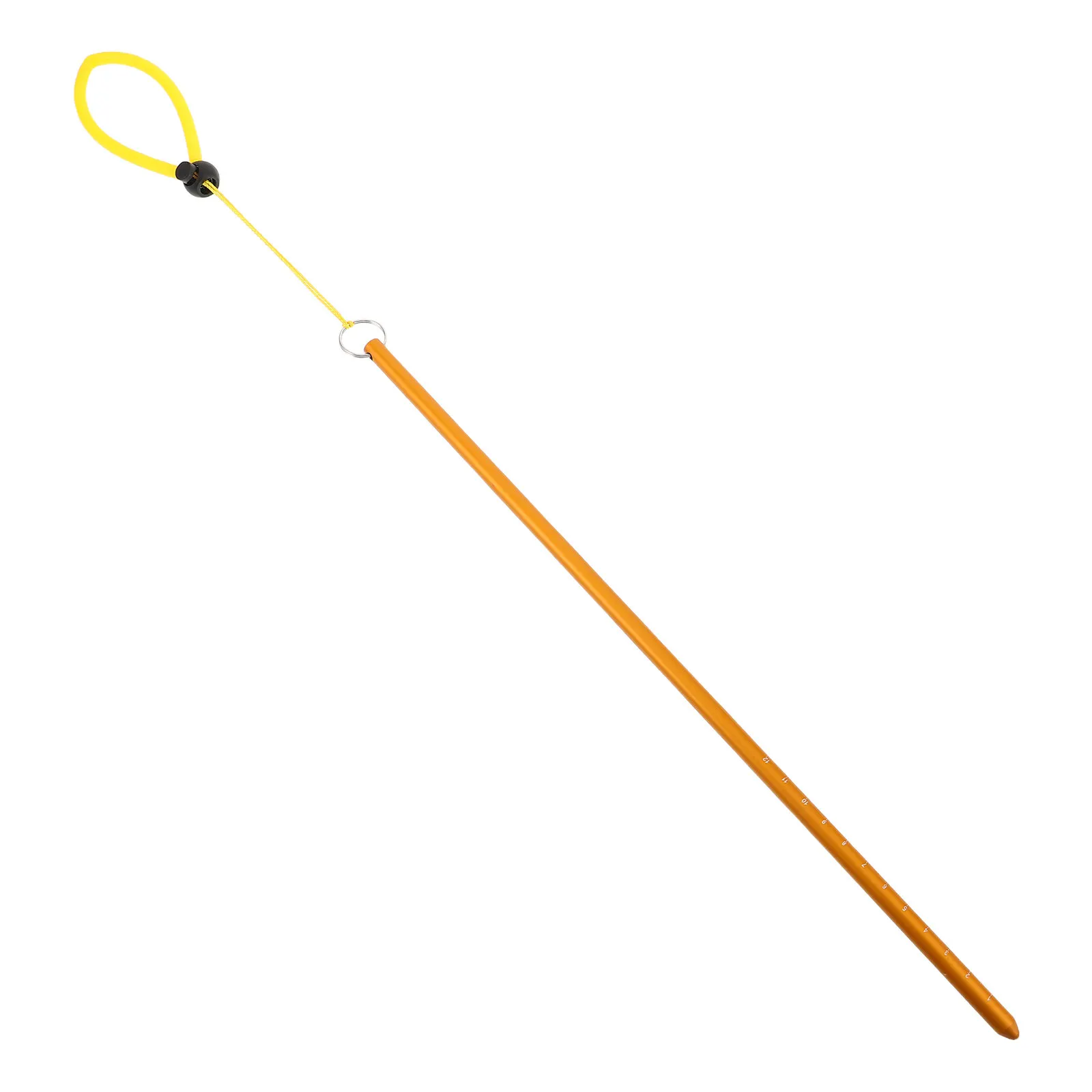 

Указатель для дайвинга из алюминиевого сплава с нейлоновым шнурком от потери, подводный звуковой сигнал, прут для подводного исследования, безопасность при дайвинге