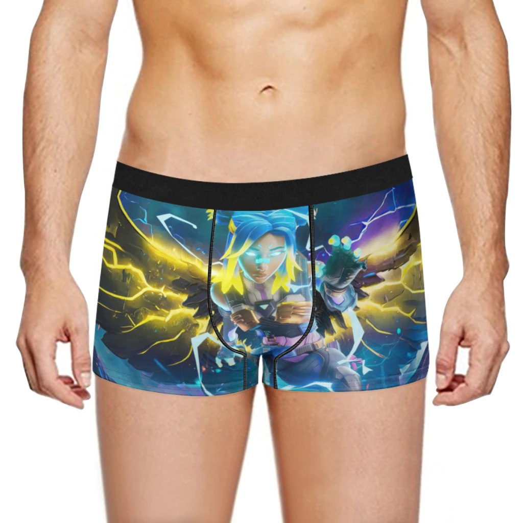 Valorant Men Underpants Man Breathable  Boxer Shorts Men's Panties Underwear Gift