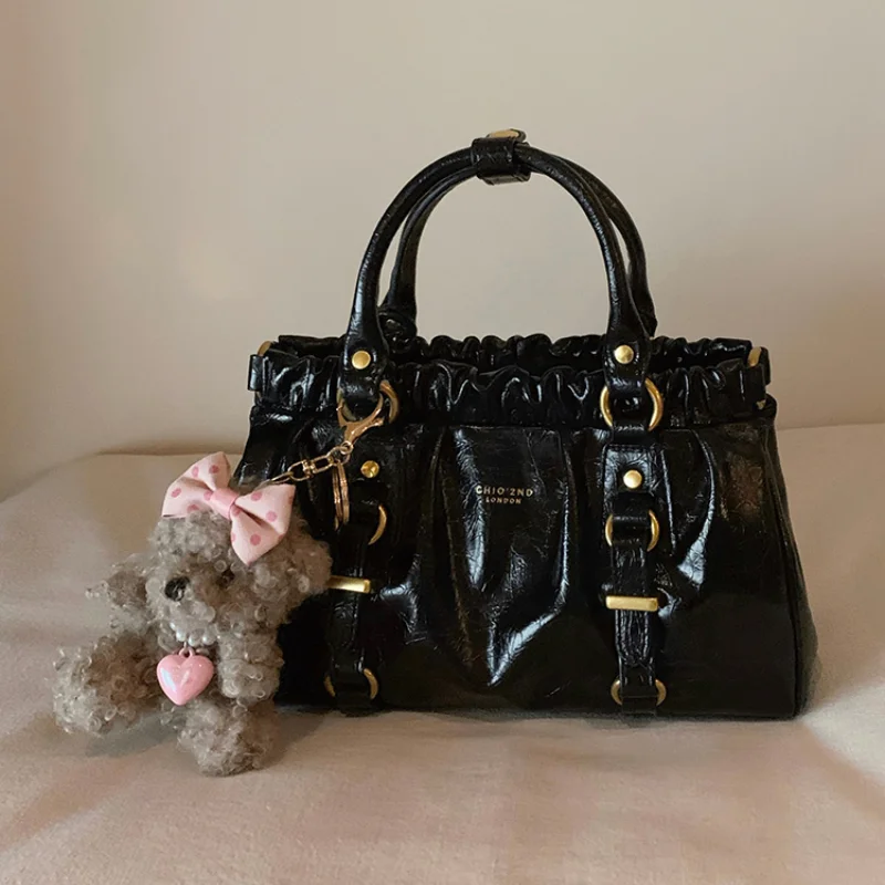 

Фирменная плиссированная женская сумка-облако, новые высококачественные роскошные однотонные сумки, дизайнерская сумка через плечо для отдыха и пригородных поездок с подвеской