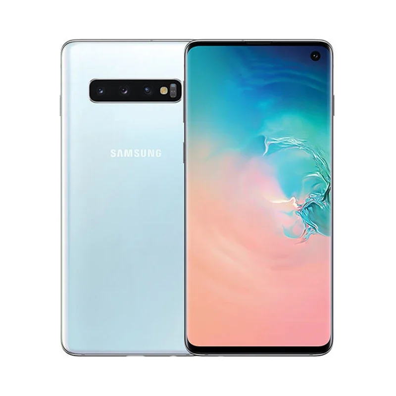هاتف Samsung Galaxy S10 4G RAM 8GB ROM 128GB/512GB هاتف ذكي 3400mAh 6.1 بوصة كاميرا 16 ميجابكسل وحدة المعالجة المركزية Qualcomm Snapdragon 855 هاتف مستعمل