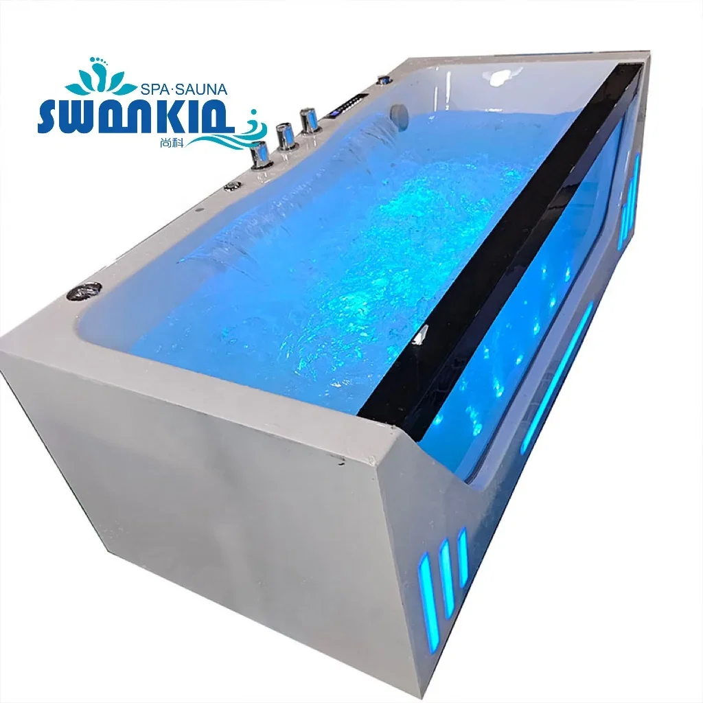 

Swankia Indoor Spa Tub Family Use Whole Body Massage Care Bathtub