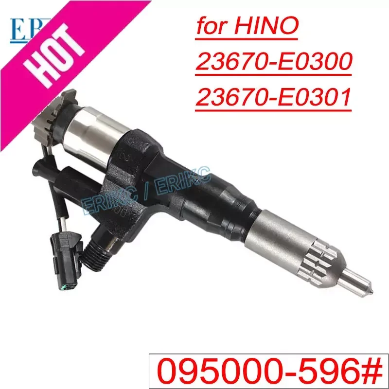 23670-E0300 095000-5961 Fuel Injection Sprayer 095000-5960 Diesel Common Rail Injector Assy For DENSO HINO J07E J08 23670-E0301