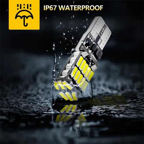 Imagen 2 del producto T10 W5W 2/6/10/20/30 Uds luces Led Canbus para coche 168 194 6000K sin Error 26SMD para accesorios interiores de marcha atrás de coche lámparas traseras IP67