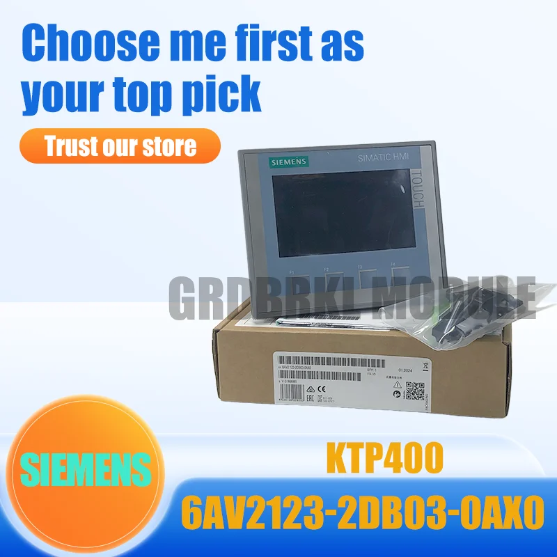 

New original SIEMENS 6AV2123-2DB03-0AX0 6AV2 123-2DB03-0AX0 KTP400 Basic Touch Panel HMI Module