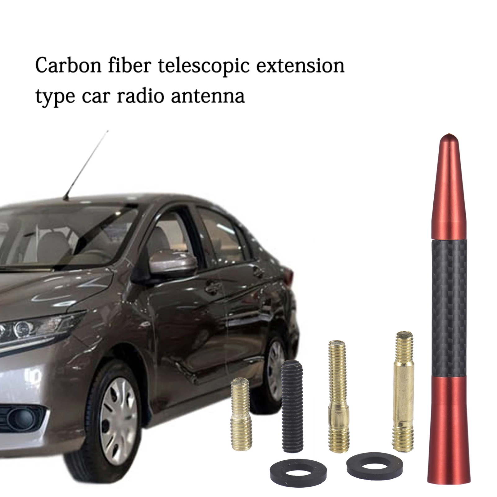 

Автомобильная антенна AM/FM, усилитель радиосигнала для автомобиля, универсальная Выдвижная Водонепроницаемая Модифицированная антенна на крышу для AM и FM