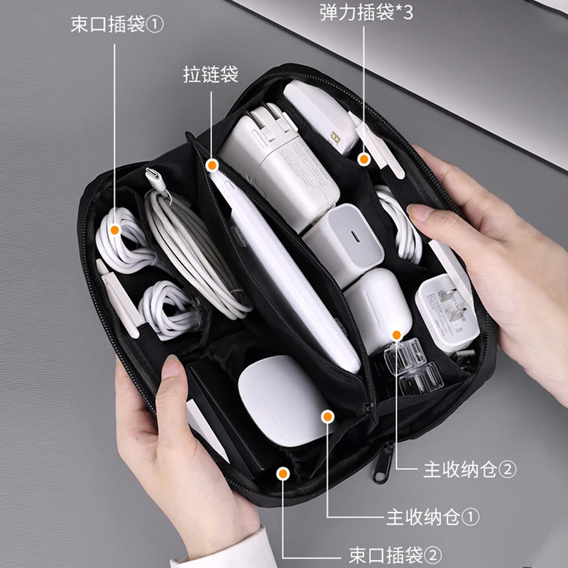 Digital Storage bag Data cable bag Charger bank Electronic product device storage protection bag Travel portable bag Accessories