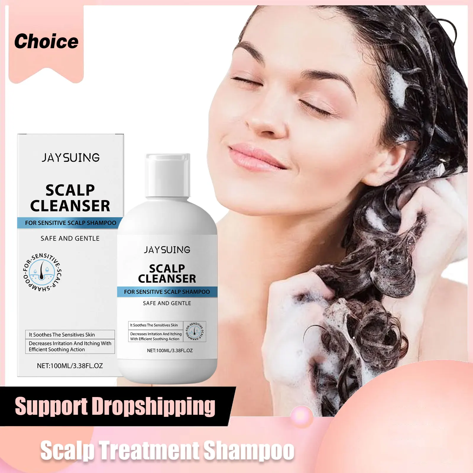 

Scalp Cleansing Shampoo Dandruff Removal Oil Control Strengthening Hair Root Repair Damage Smooth Moisturizing Hair Care Shampoo