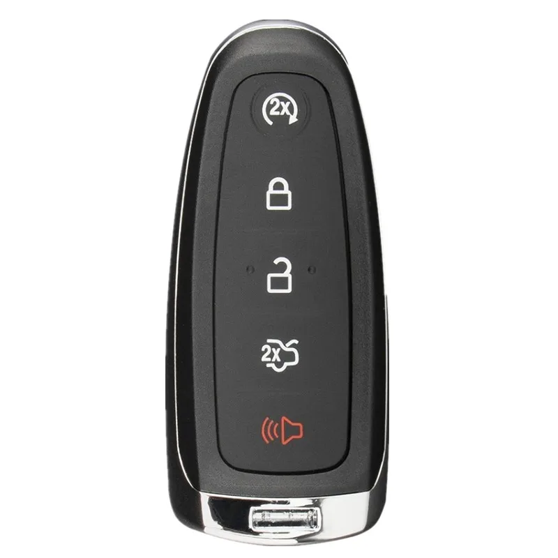 M3N5WY8609 5 Tombol 315/433 MHZ ID46 Chip Kunci Mobil Jarak Jauh untuk Ford Edge Escape Jelajahi Ekspedisi Flex Focus Taurus 2011-2018