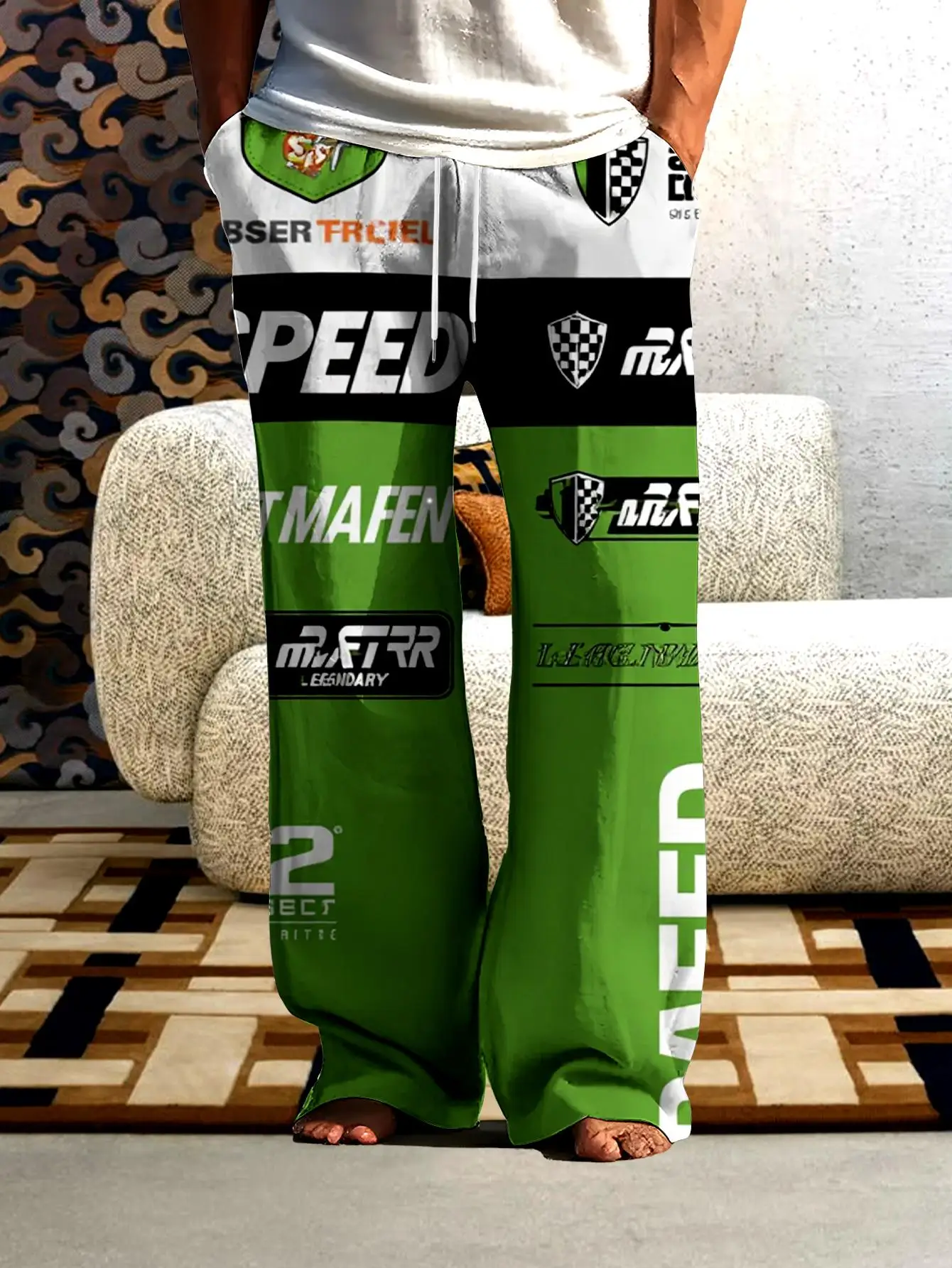 Men's Casual Pants 2026 Summer 3D Printed  sweatpants sport Quick drying Polyester four seasons  pants for man  Men's clothing