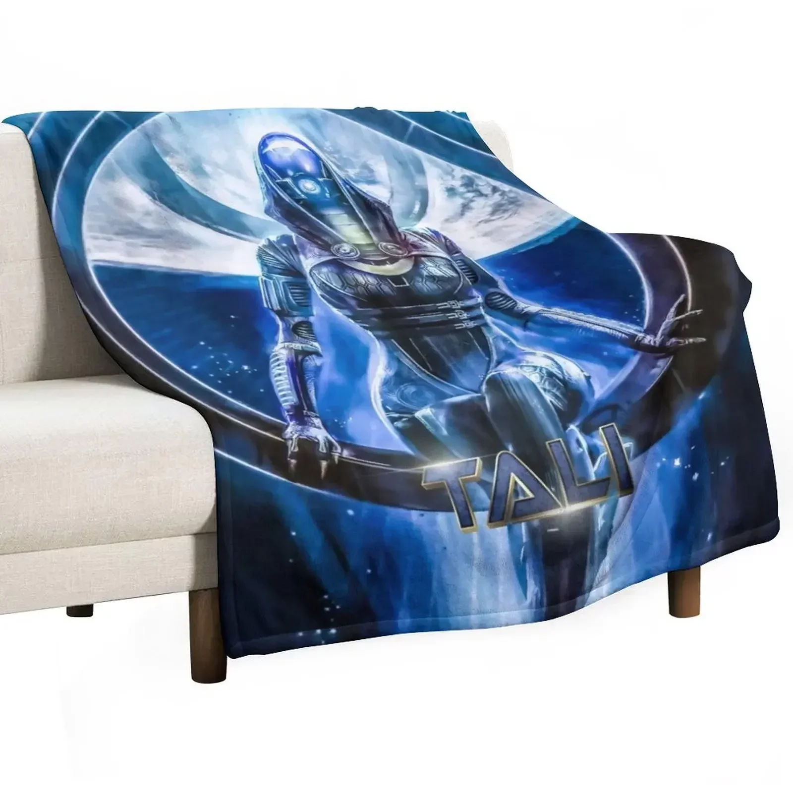 Mass Effect - Tali декоративное покрывало для сна, диванные одеяла