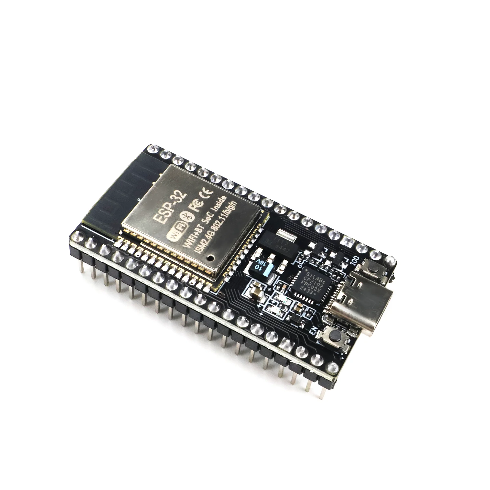 Placa de Desarrollo ESP32 Tipo-C CP2102 WiFi Bluetooth de Doble Núcleo y 38 Pines para Arduino NodeMCU ESP32S ESP-32 ESP-WROOM-32 Lua IoT