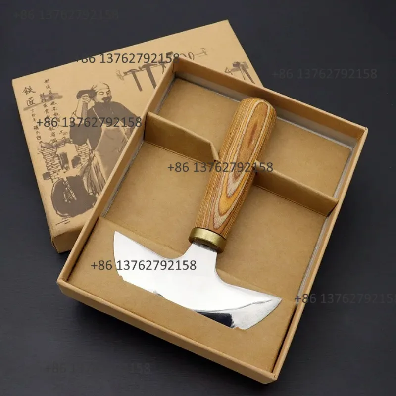 Manual Leather Skiving Knife DIY Leather Craft Paring Trimming Cutter Hand Carving Tool For Leather Working Handmade Craft