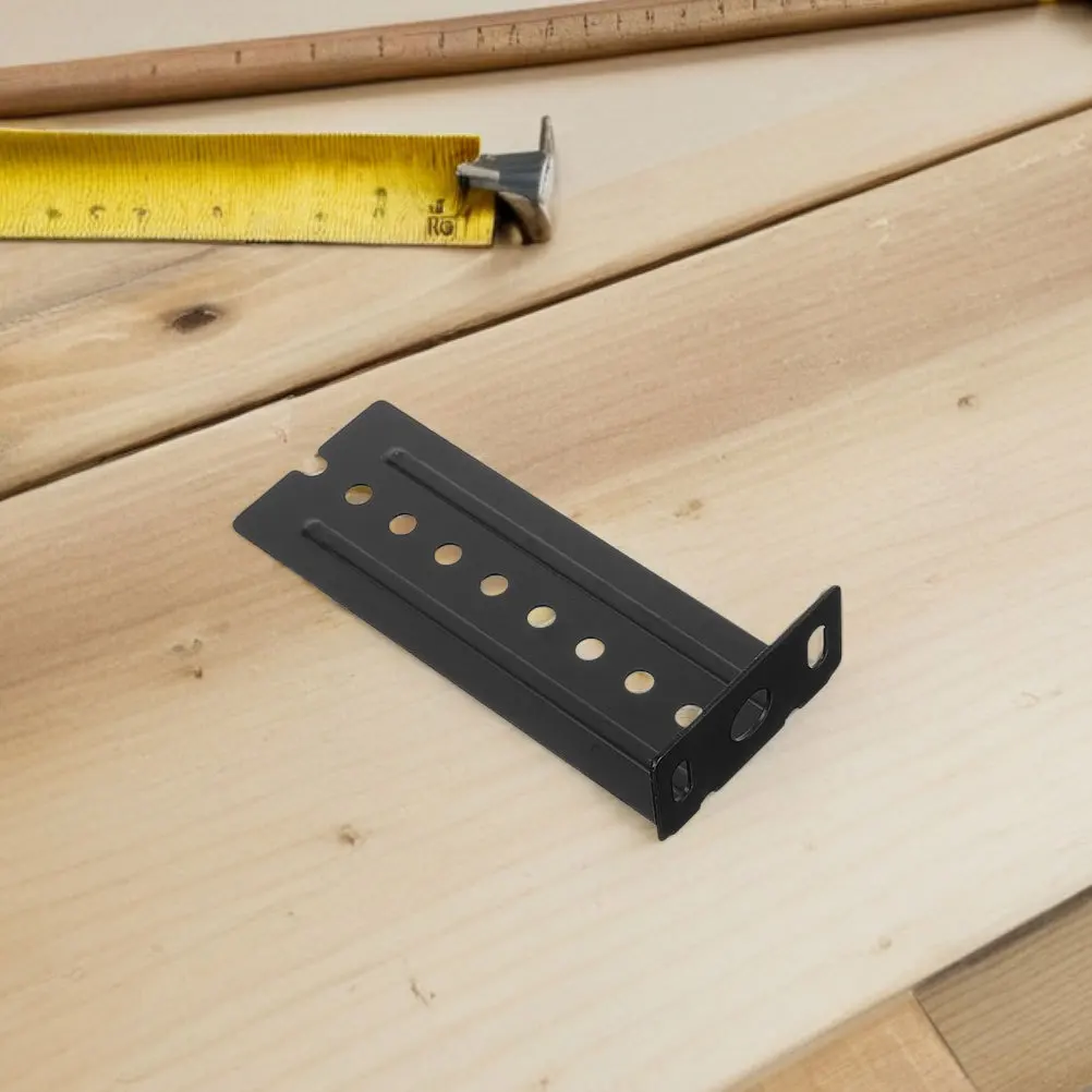 1 مجموعة الثقيلة لوحة المفاتيح الشريحة السكك الحديدية الموسعة L قوس أسفل دعم مستقرة السلس انزلاق مكتب الألعاب درج الشريحة بين قوسين #1