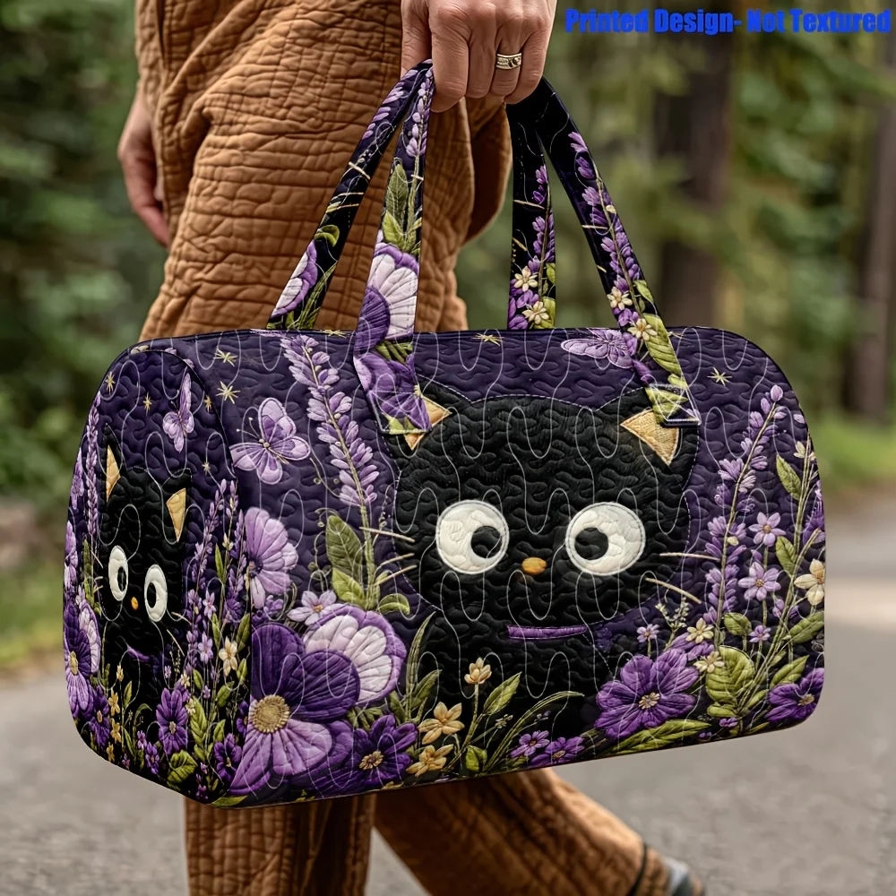 30 styles of quilted large-capacity 3D quilted craft travel tote bag for short trips