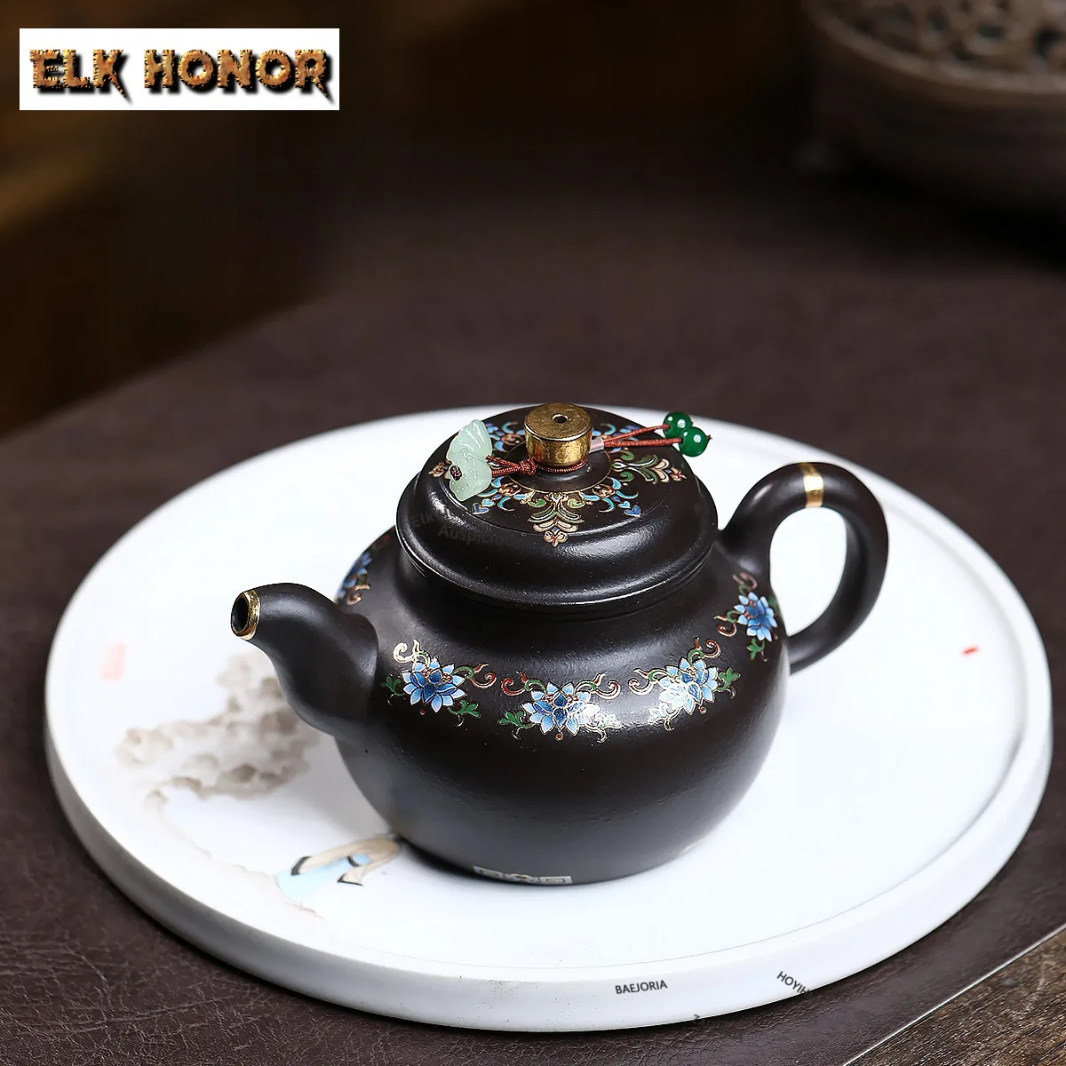 

290ml Retro Yixing Purple Clay Teapots Handmade De Hao Pot Raw Ore Zhu Mud Kettle Chinese Zisha Tea Set Cafes Collection Gift