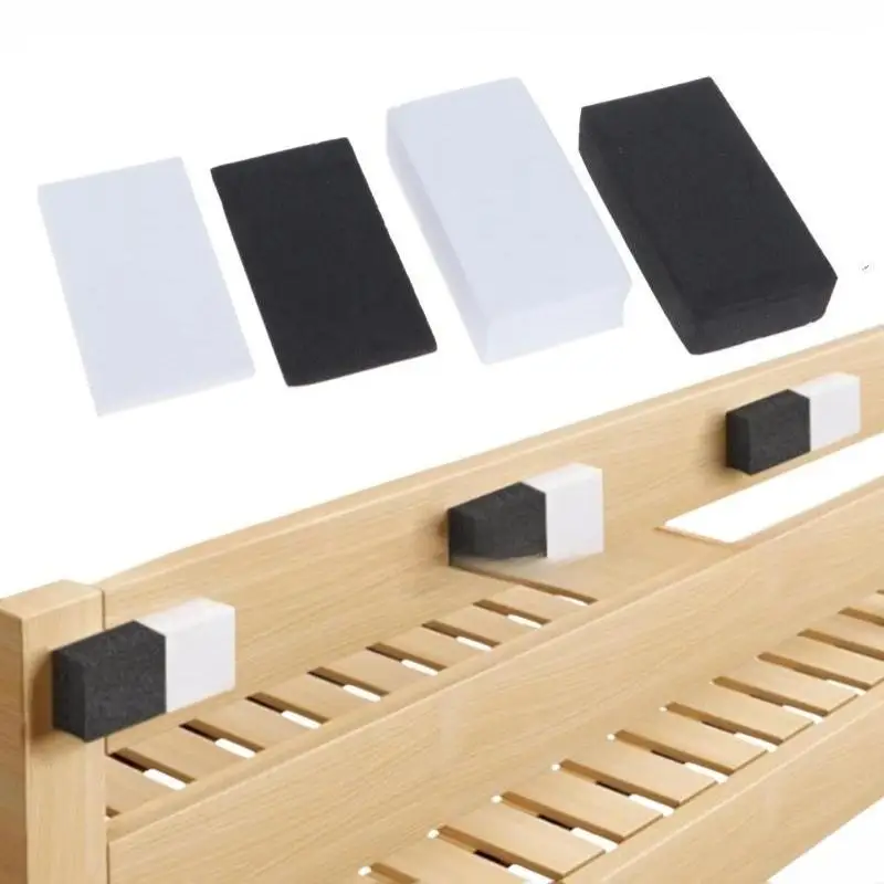 Shock Absorbent EVA Sponge Furniture Pads 5Pcs Self Adhesive Anti-Vibration Wall Protector for Living Room Furniture Leg