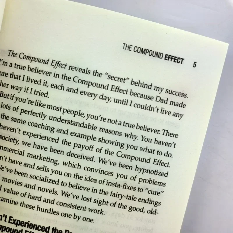 The Compound Effect By Darren Hardy Multiply Your Success One Simple Step At A Time Inspirational Novels English Book