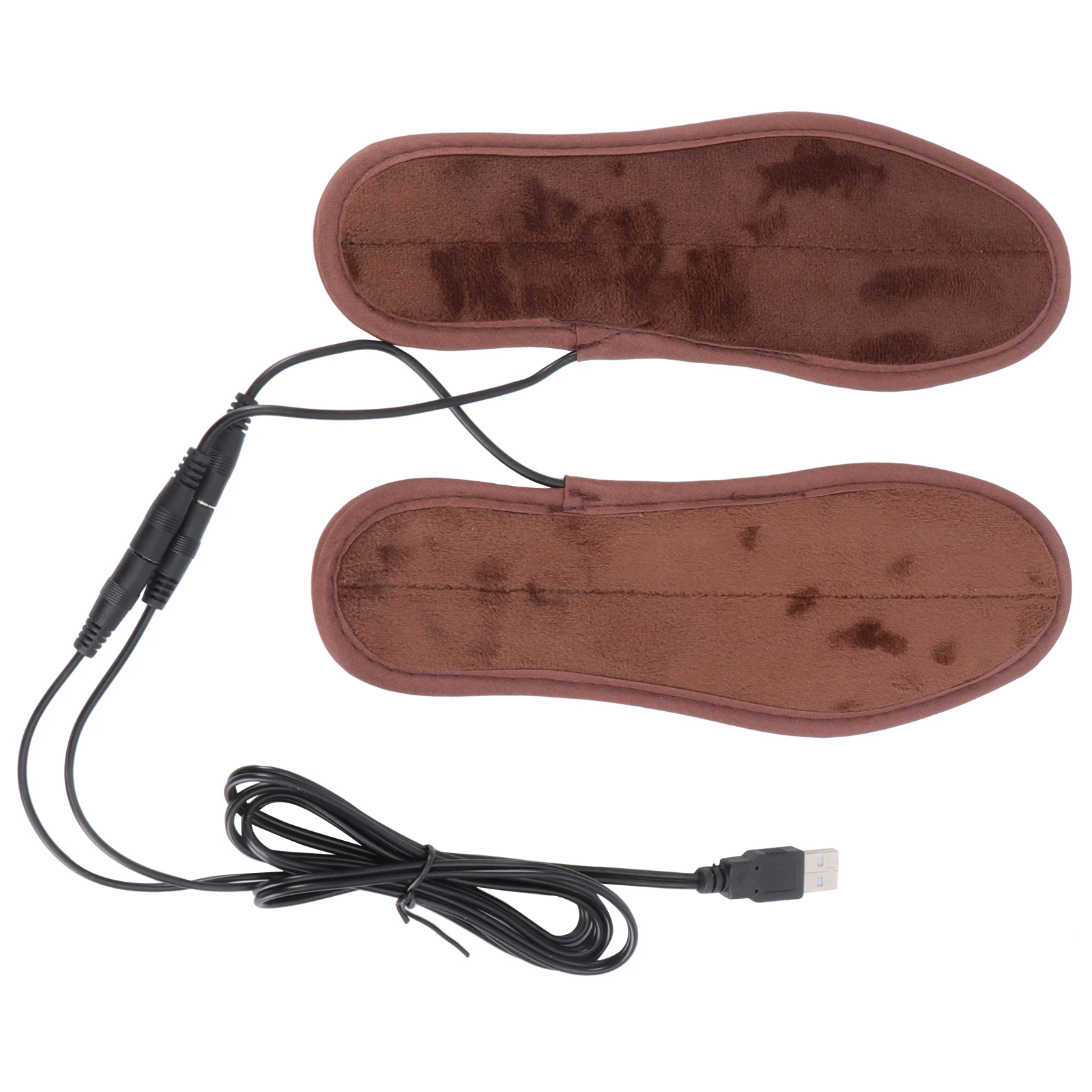 

Heated Insoles Electric Thermal USB Operated Boot Inserts for Men Women Washable Waterproof Heating Shoe Pads 5V 2A Foot Care