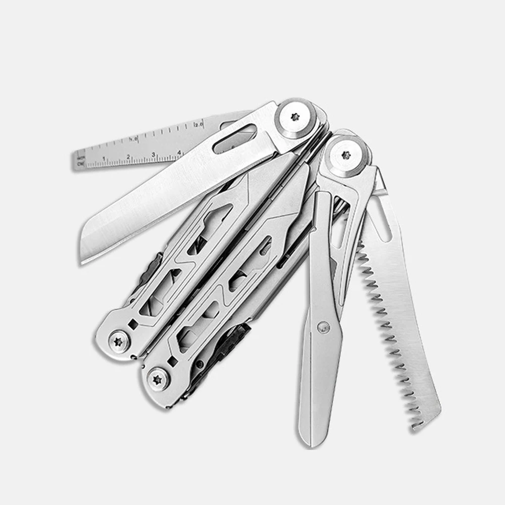 28-in-1 Multipurpose Folding Knife Outdoor 420 Steel Multitool Multifunctional Pliers Camping Tactics Pocket Knife EDC Hand Tool