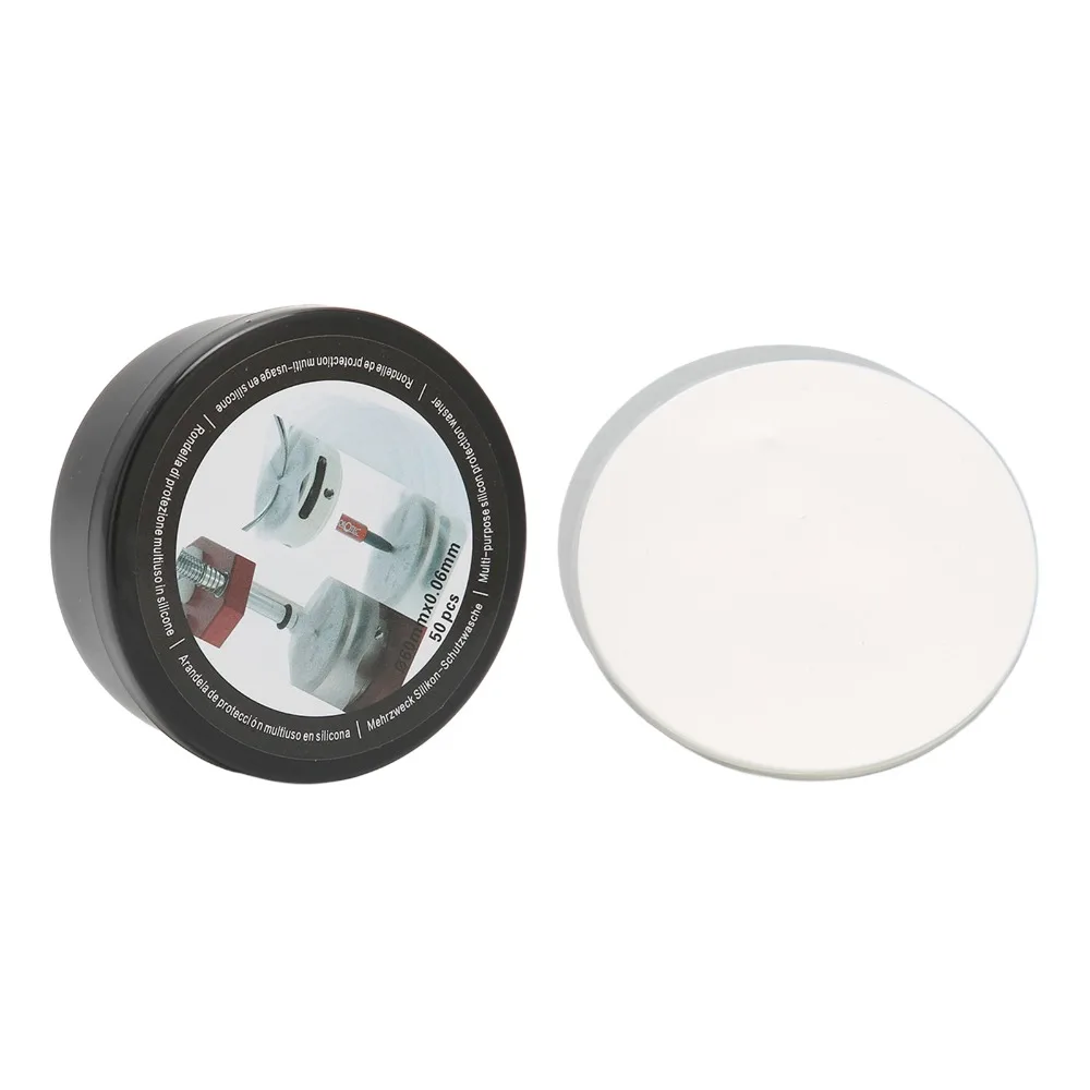 50pcs Plastic Material Watch Dial Protector 60mm Diameter Case Back Pad Protector Dial Protecting Sheets DIY Watch Maintenance