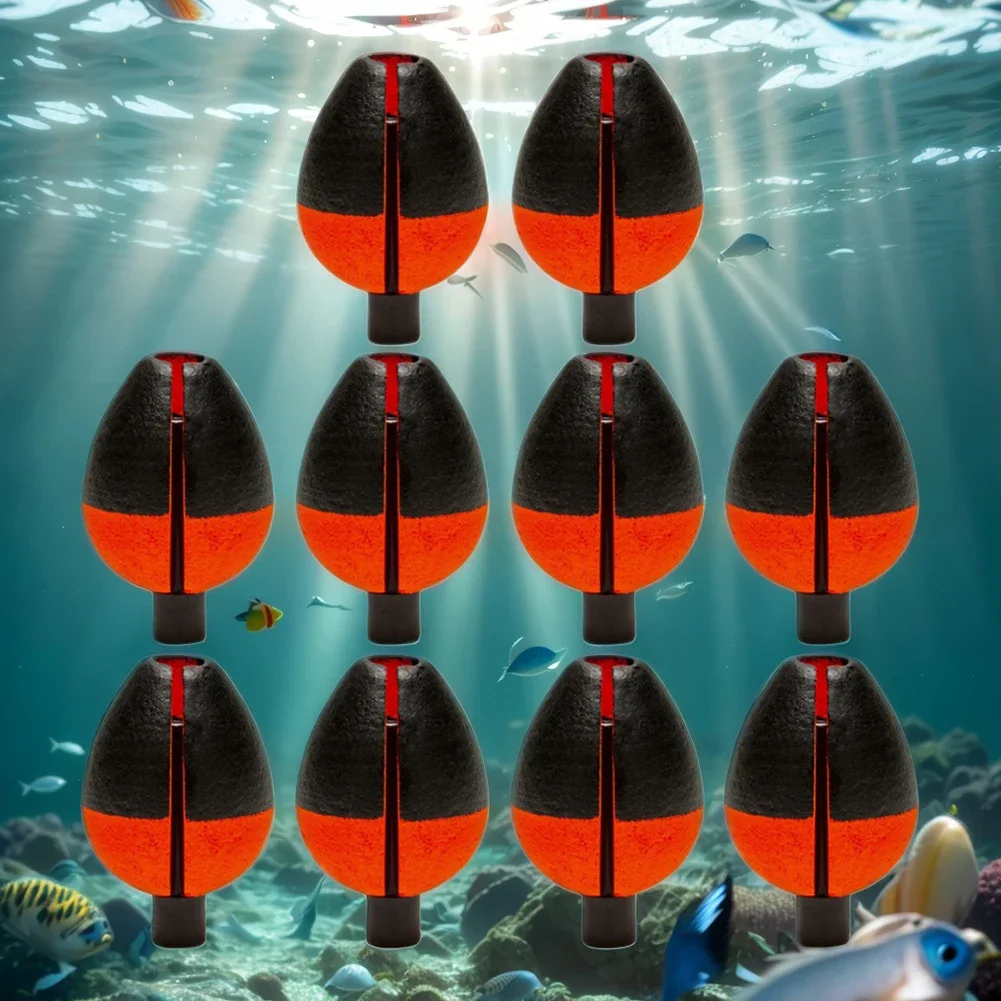 10Pcs High Buoyancy Fishing Floats Compact Pike Floats Adjustable Fishing Bobbers Fishing Floats Bobbers Fishing Accessories