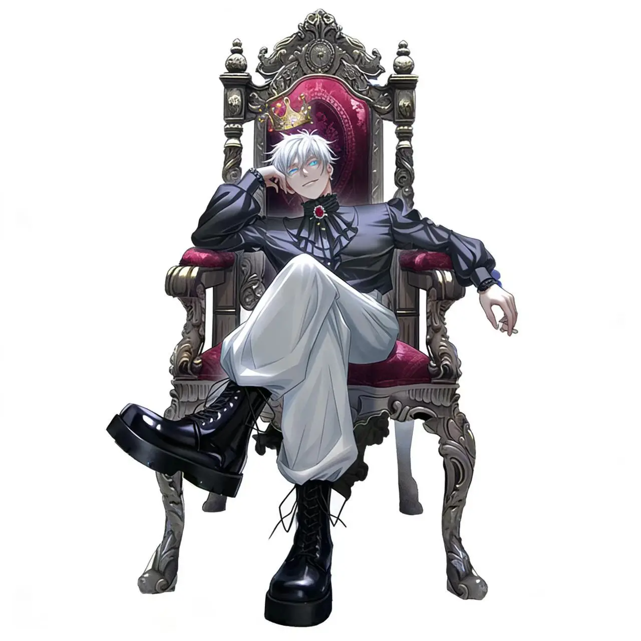 

Новая акриловая фигурка-подставка Gojo Satoru Jujutsu Kaisen, периферийные устройства в стиле аниме, ограничения к день рождения, 10 см, изысканное украшение для рабочего стола