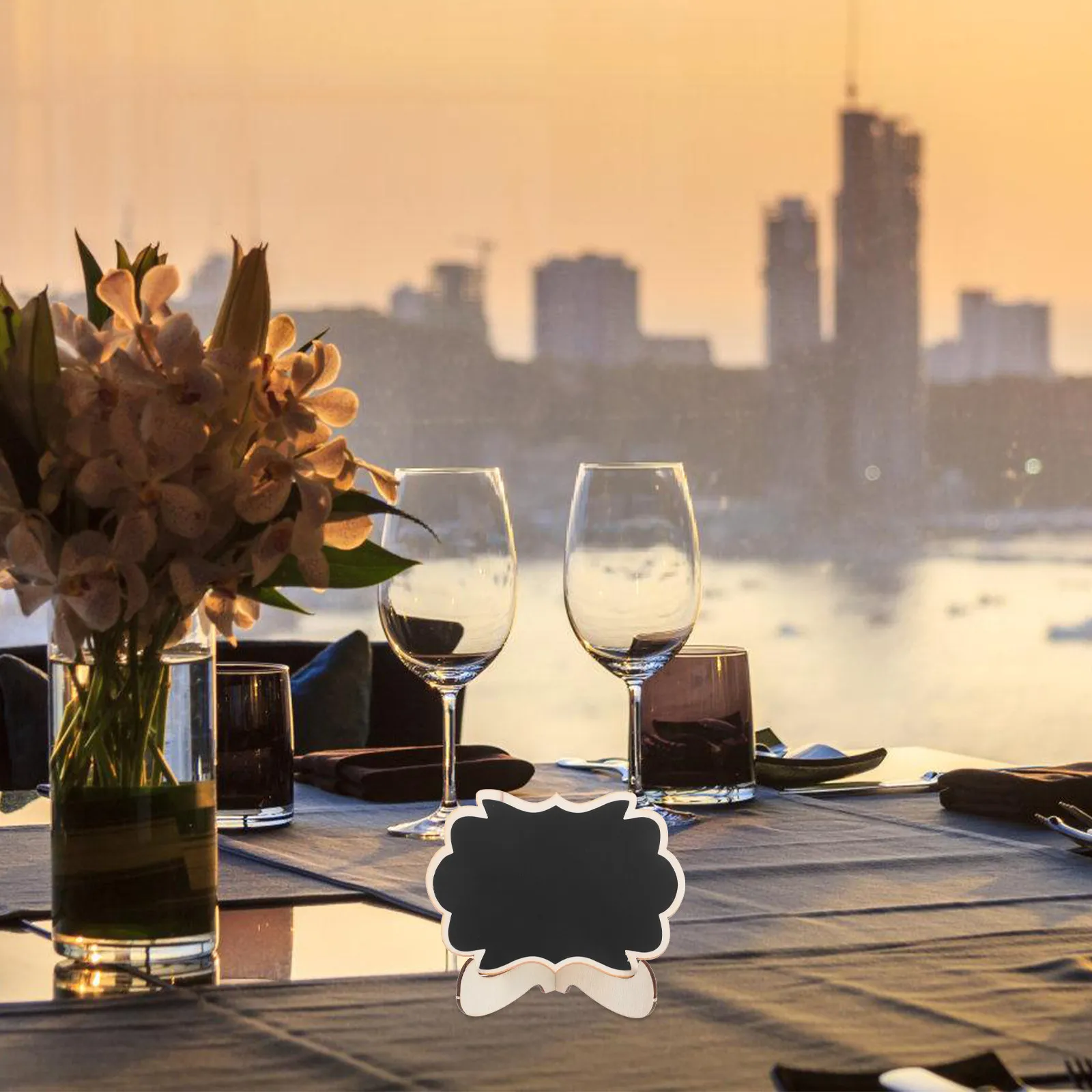 

10 шт. маленьких меловых табличек для демонстрации еды, декора стола, вечеринок, фуршетов, свадеб, мероприятий, многоразовые, с поверхностью для письма мелом