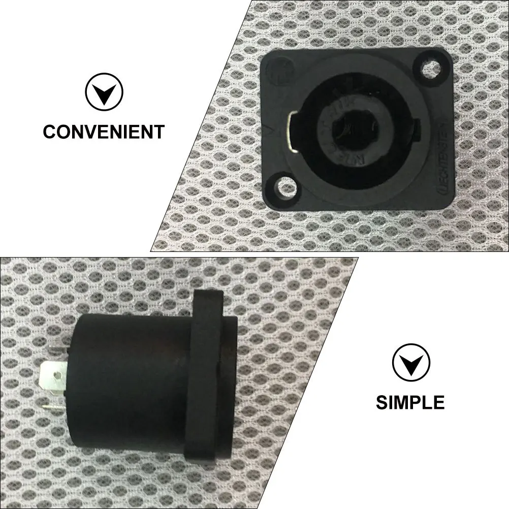 Staffa audio per presa per altoparlante da 10 pezzi, bullone in acciaio inossidabile durevole, staffa audio per presa per scatola audio da palco facile da usare