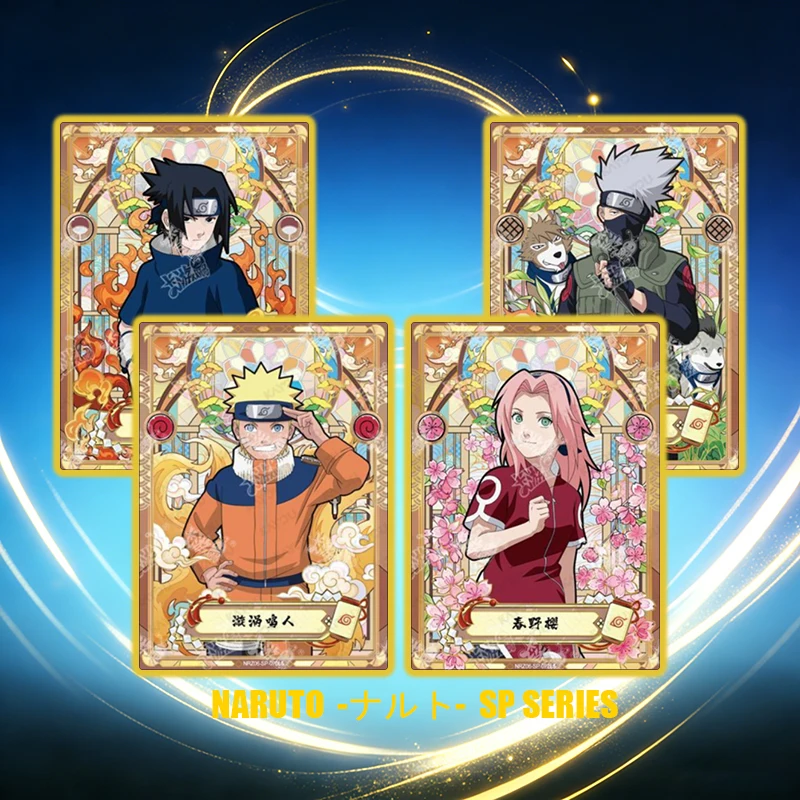 Uzumaki Naruto Uchiha Sasuke Haruno Sakura Hatake Kakashi KAYOU NARUTO SP SERIES Japanese Anime Collection Card Toys Gift