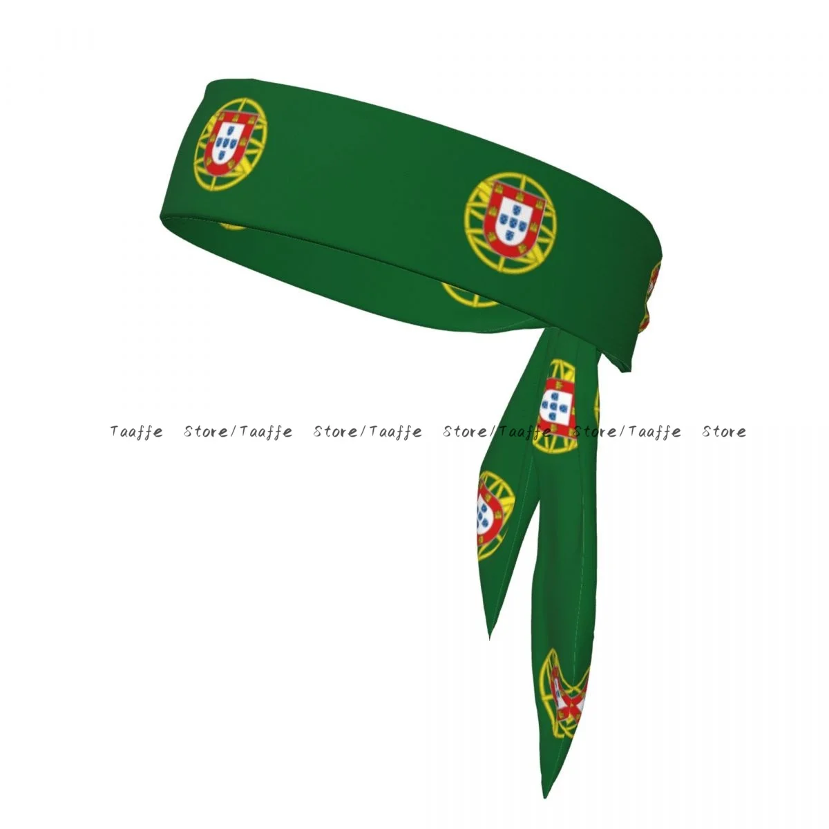 

Flag Of The President Of Portugal Bandanas Hairband Head Tie Sports Headband for Running Tennis Karate Athletics Brief Style