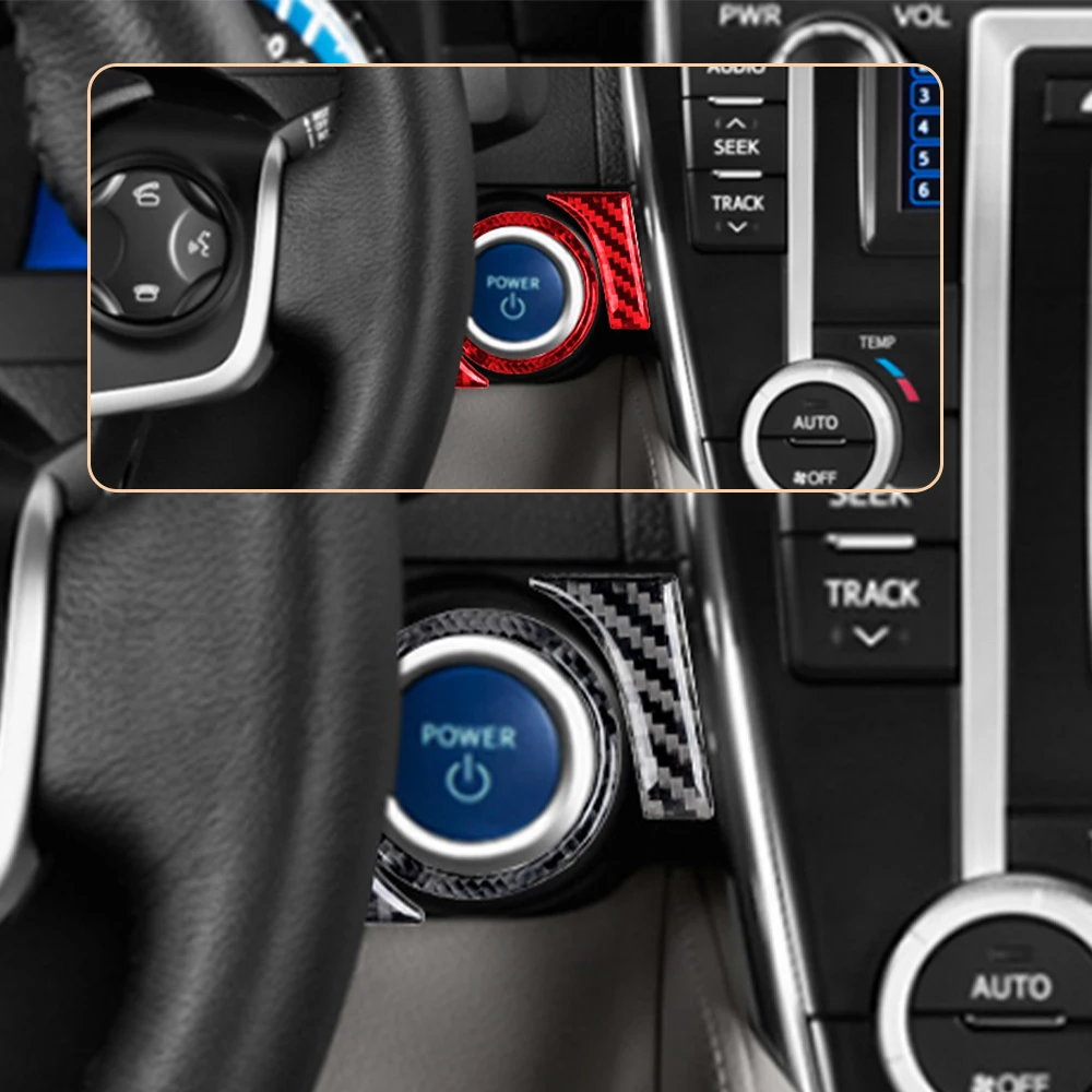 carbon-fiber-interior-engine-start-stop-button-panel-cover-trim-decal-sticker-for-toyota-camry-xv50‌-7th-2012-2014