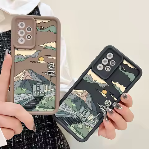 Landscape Case For Samsung Galaxy S24 Ultra S23 S22 Plus S20 S21 FE Cover A55 A54 A53 A52 A51 A33 A34 A32 A35 A13 A14 A15 A21S