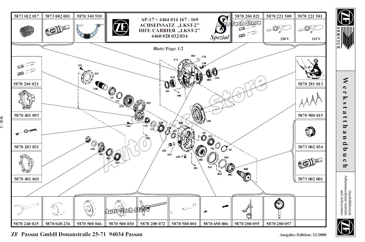 For ZF Transmissions All Models Full Set Repair Manuals 2020 DVD PARTS CATALOG-WIRING DIAGRAMS