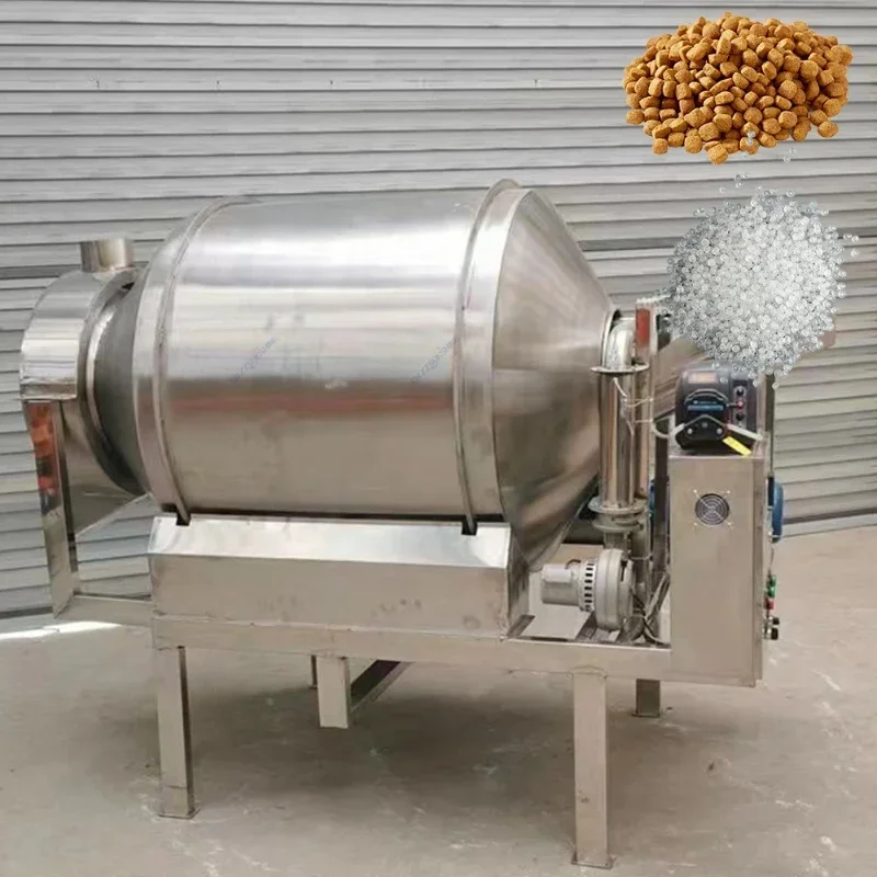 Chemical Granule Additive Mixing Equipment/Continuous Working Fertilizer Rotary Drum Mixer/Factory Provide Powder Blender