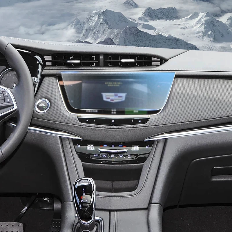 

Для Cadillac XT5 2016-2023: Матовая защитная пленка из ТПУ для экрана навигационной консоли автомобиля, антицарапийная наклейка PPF